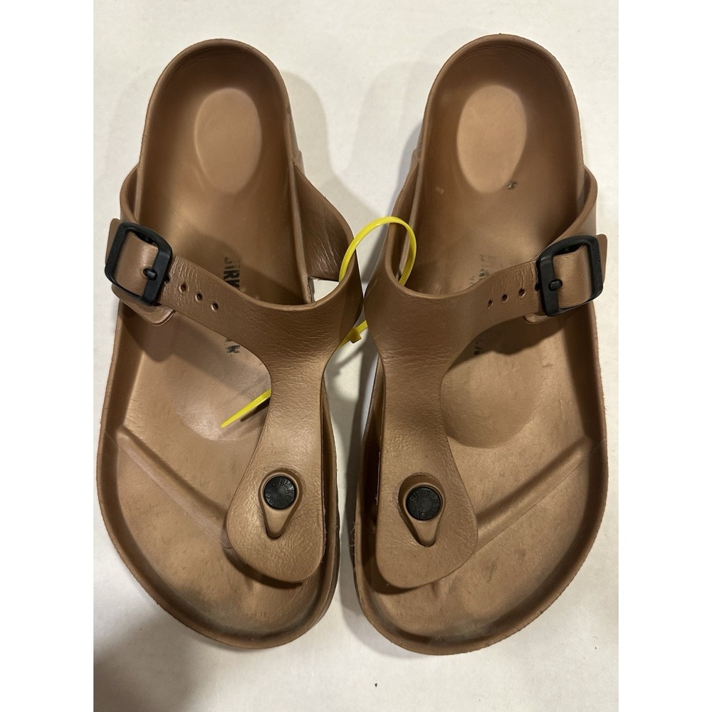 Birkenstock Eva Gizeh Copper Brown Sandal Slip On Women's Size 41